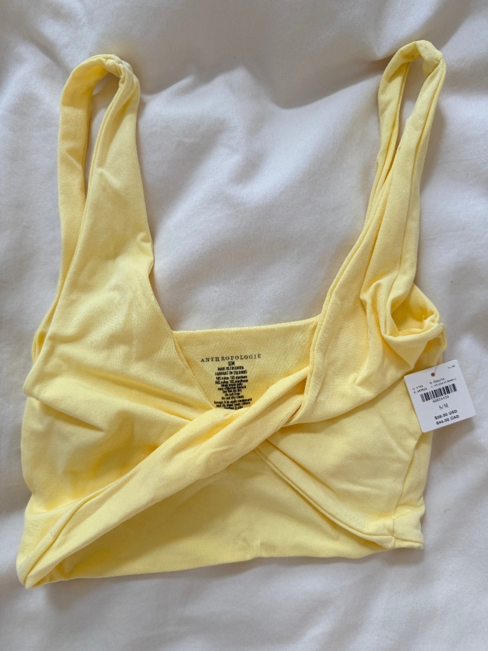 Anthropologie crop to or bralette